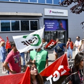 Protestas en Teleperformance