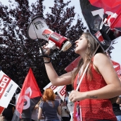 Concentración de Teleperformance en Ponferrada | | César Sánchez, ICAL