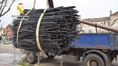 La Operación Santicoper desmantela dos redes criminales que actuaron en la provincia de León con el robo masivo de cableado telefónico