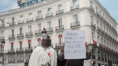 La Noche Templaria de Ponferrada inicia su "cruzada" promocional desafiando las calles de Madrid 