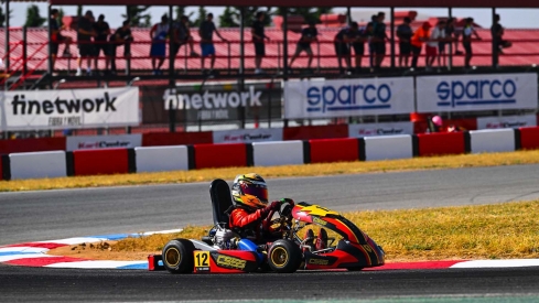 El piloto berciano Matteo Rodríguez, en puestos de honor para las finales de la carrera de Campillos (Málaga)