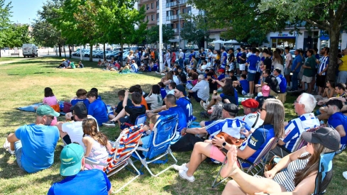 La Rosaleda fue una marea blanquiazul  (45)