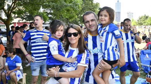 La Rosaleda fue una marea blanquiazul  (62)