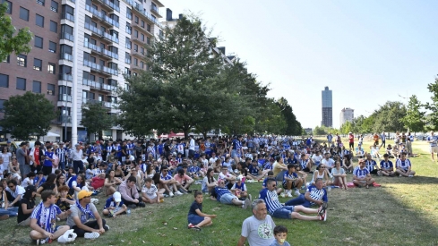 La Rosaleda fue una marea blanquiazul  (92)