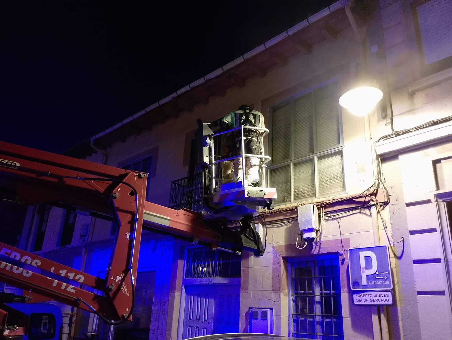 Rescate de una lechuza en Astorga 2 Rescate de una lechuza en Astorga 2