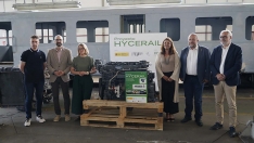 Presentación del motor de hidrógeno verde para la descarbonización de los trenes que se ensayará con el Ponfeblino