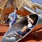 Parque infantil del León. Campillo / ICAL | Aprobado el 'Bono Infantil' en el cuidado de menores de 4 a 12 años en Castilla y León