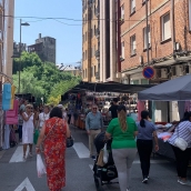 Mercado de los miércoles y sábados de Ponferrada | Foto: concejal de Comercio de Ponferrada, David Pacios