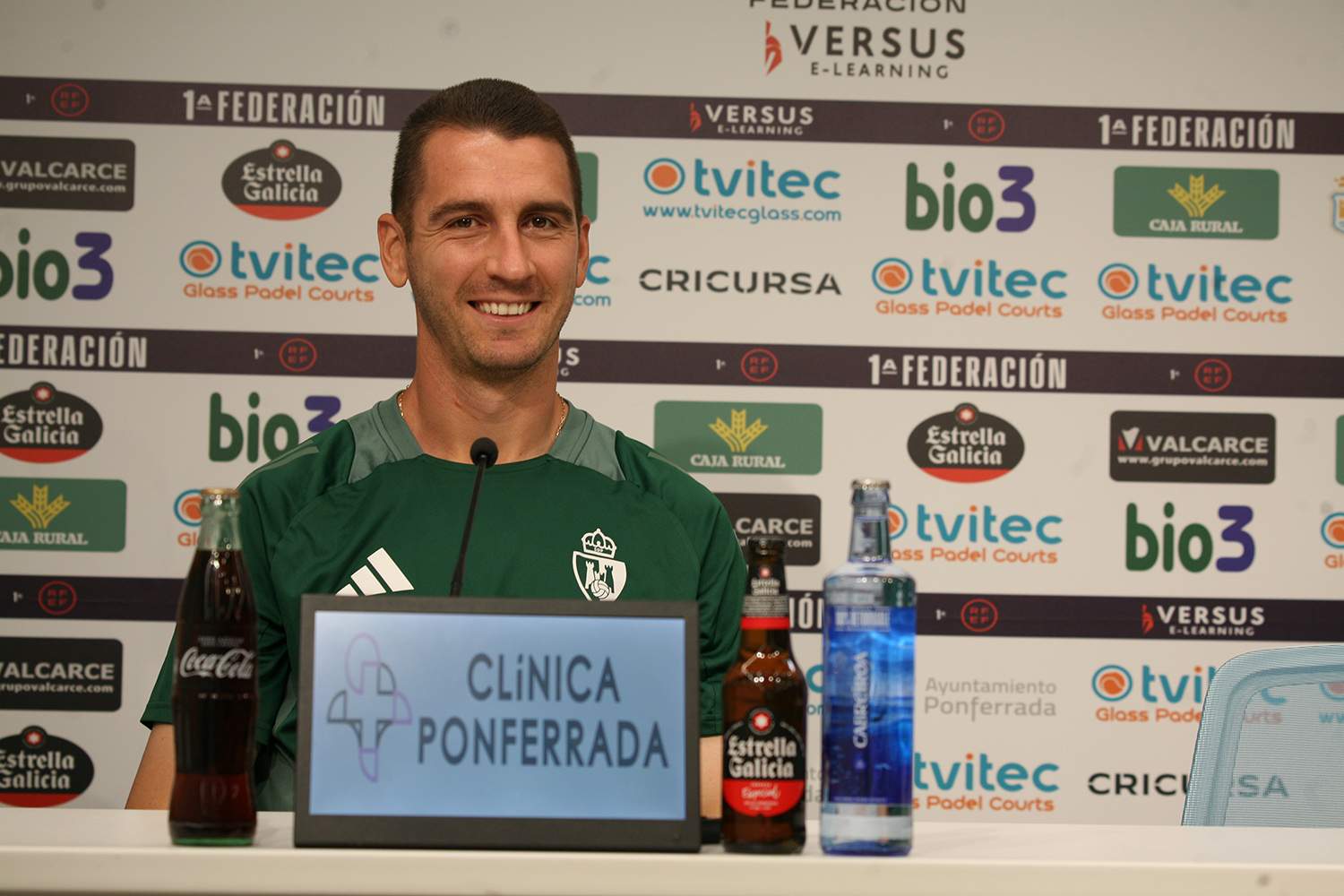 Andrés Prieto, portero de la Deportiva Ponferradina