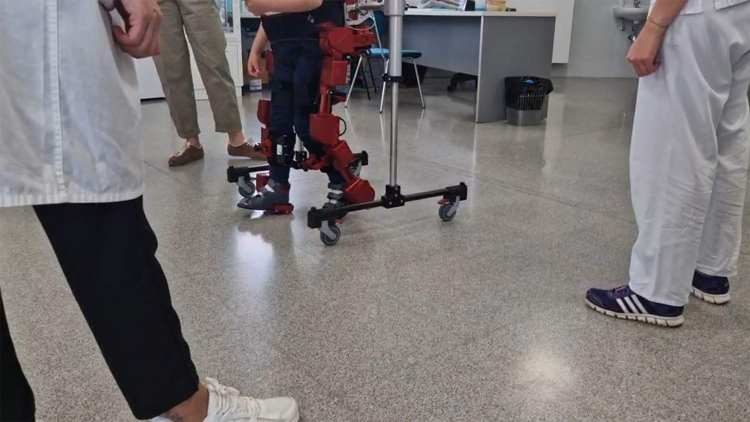 Primer exoesqueleto del Hospital del Bierzo