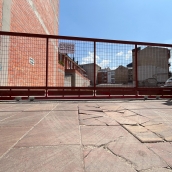 Cierre parkings ilegales de la calle Real de Ponferrada.