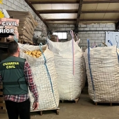 Dos detenidos Asturias por comprar y no pagar 25.000 kg de patatas en La Bañeza