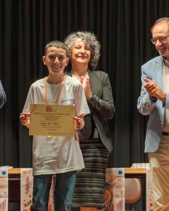 Sergio Lino García, alumno de 2º de ESO del Colegio Diocesano San Ignacio, representará a Castilla y León en la Olimpiada Nacional de Matemáticas
