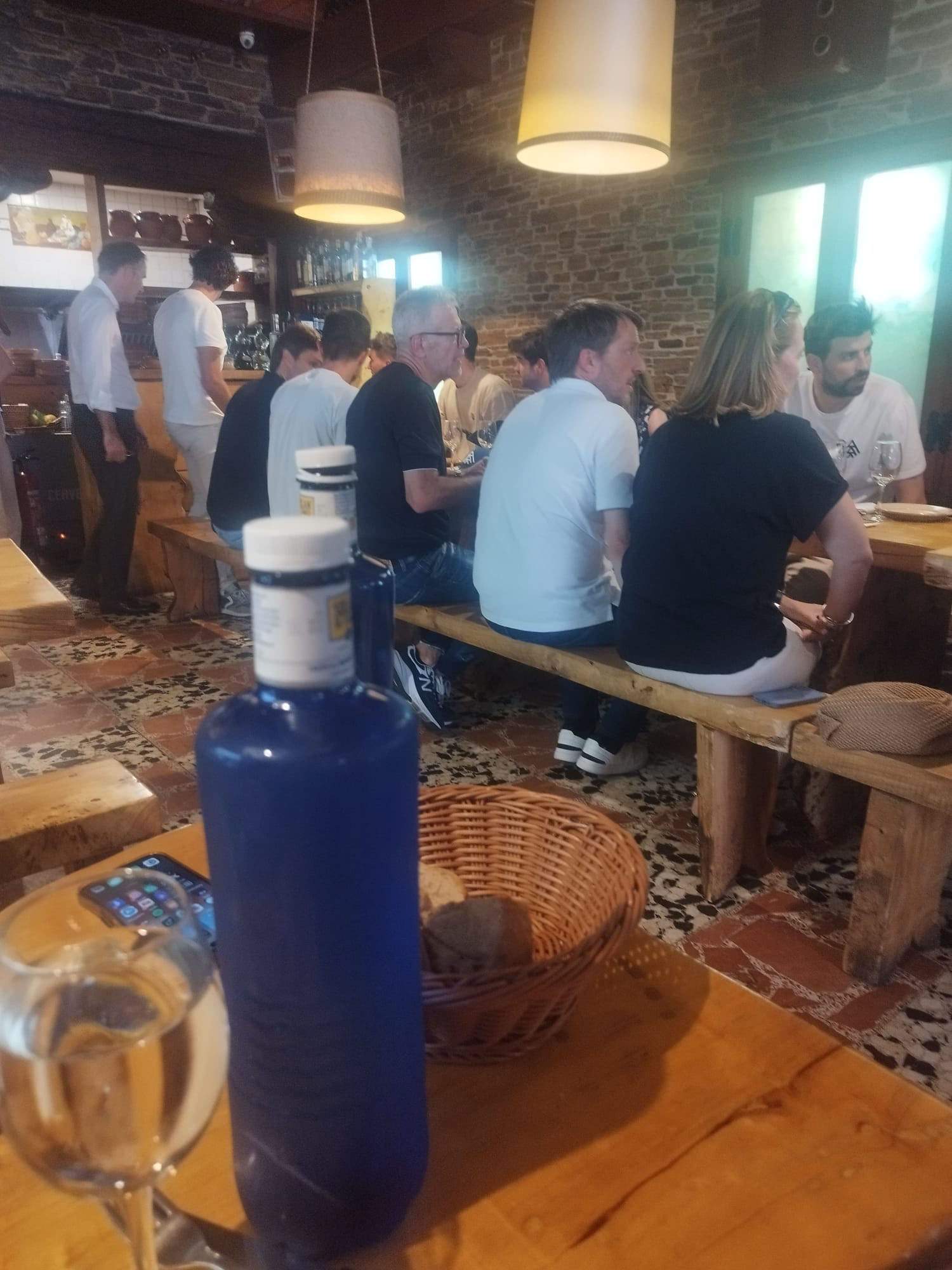 Piqué en el Restaurante As Muxas de Ponferrada.