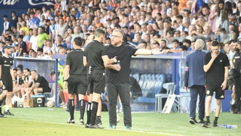 Segunda parte Ponferradina Andorra. Javi Rey