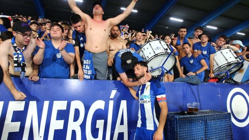 César Sánchez ICAL. La SD Ponferradina no consigue el ascenso a segunda división al perder 0 1 contra el FC Andorra 