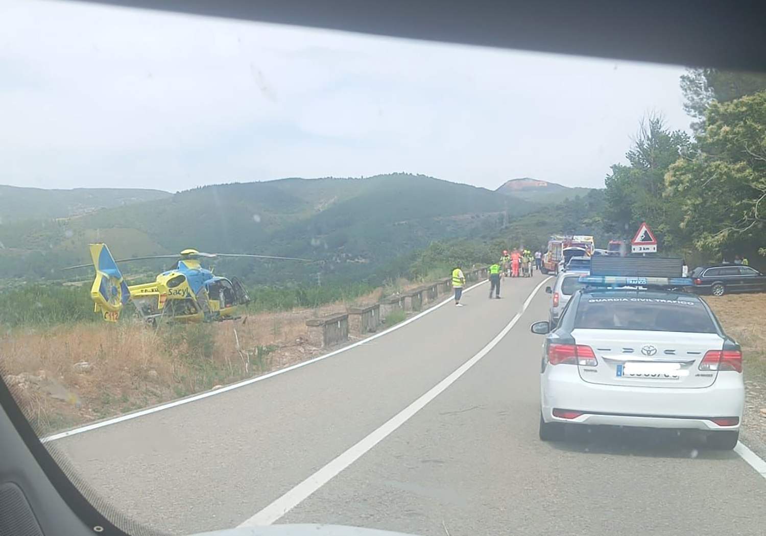 Accidente en Puente de Domingo Flórez