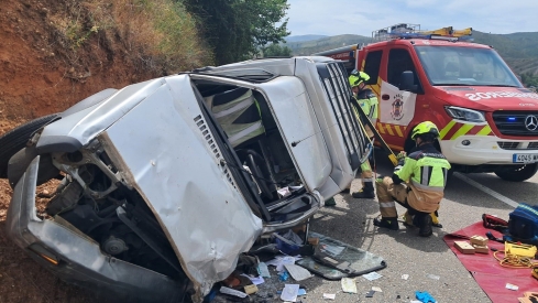 Accidente en Puente de Domingo Flórez