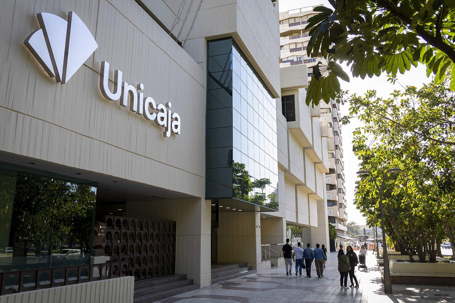 Imagen de archivo de una oficina de UniCaja