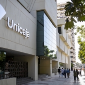 Imagen de archivo de una oficina de UniCaja