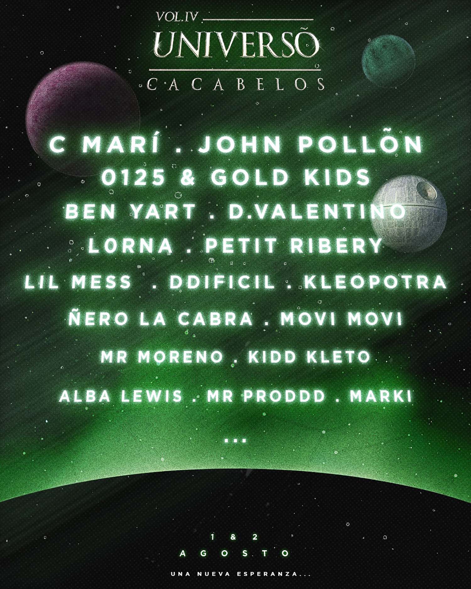 CARTEL UNIVERSO CACABELOS