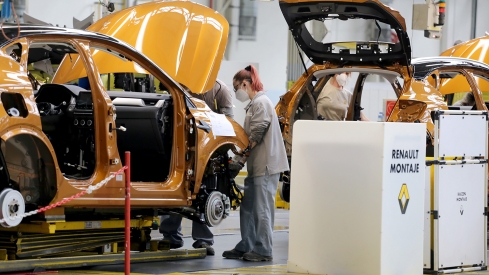 Montaje del Captur en la factoría de Renault | Foto: Leticia Pérez, ICAL