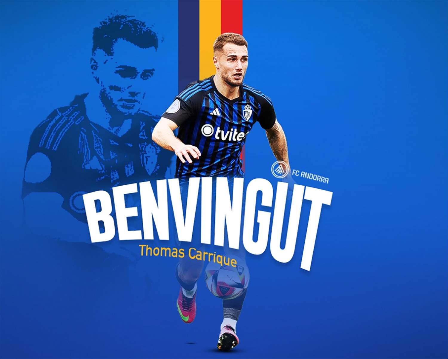 Anuncio del fichaje de Carrique por el Andorra Anuncio del fichaje de Carrique por el Andorra