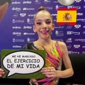 La gimnasta berciana Nerea Rodríguez se proclama subcampeona de España | Foto: Instagram de Nerea Rodríguez La gimnasta berciana Nerea Rodríguez se proclama subcampeona de España | Foto: Instagram de Nerea Rodríguez