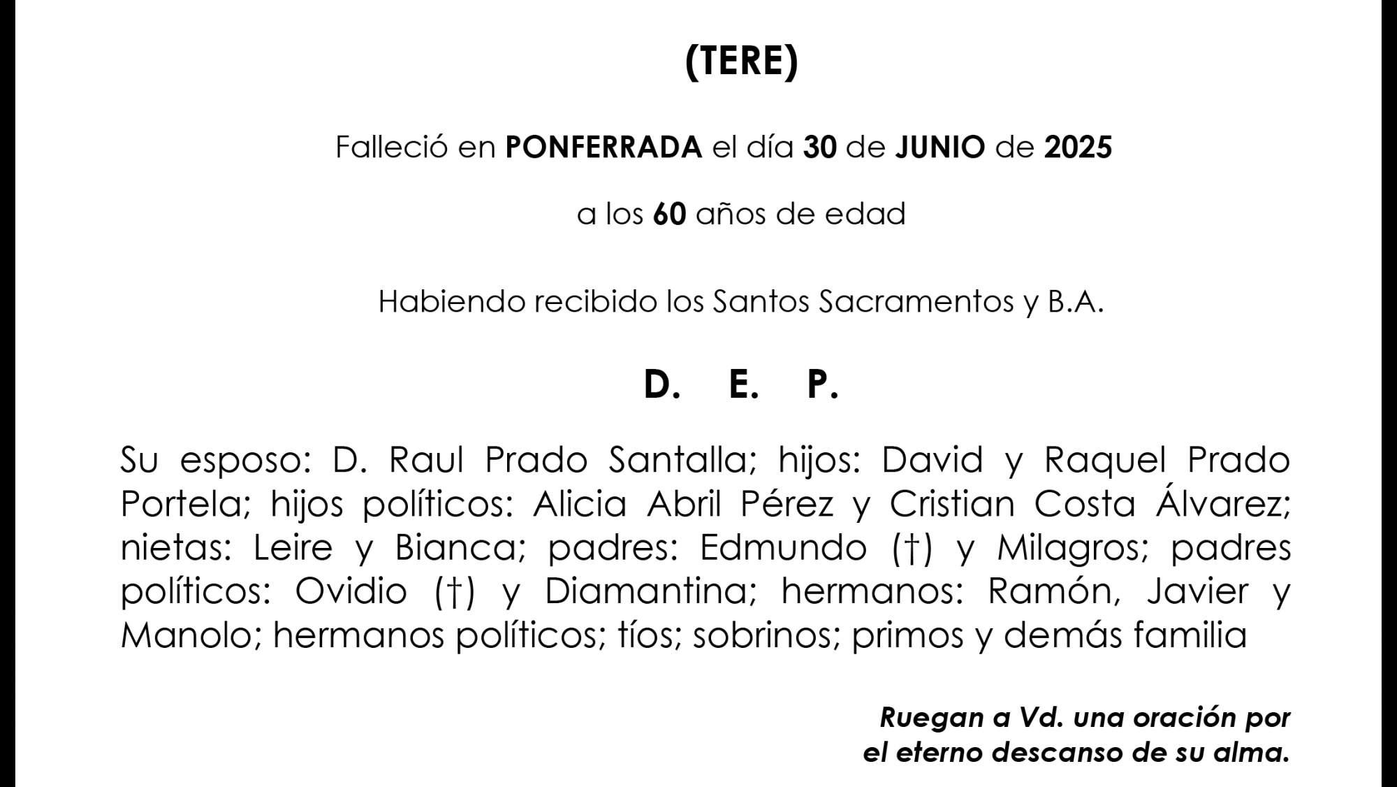 MARIA TERESA PORTELA INSUNZA MARIA TERESA PORTELA INSUNZA