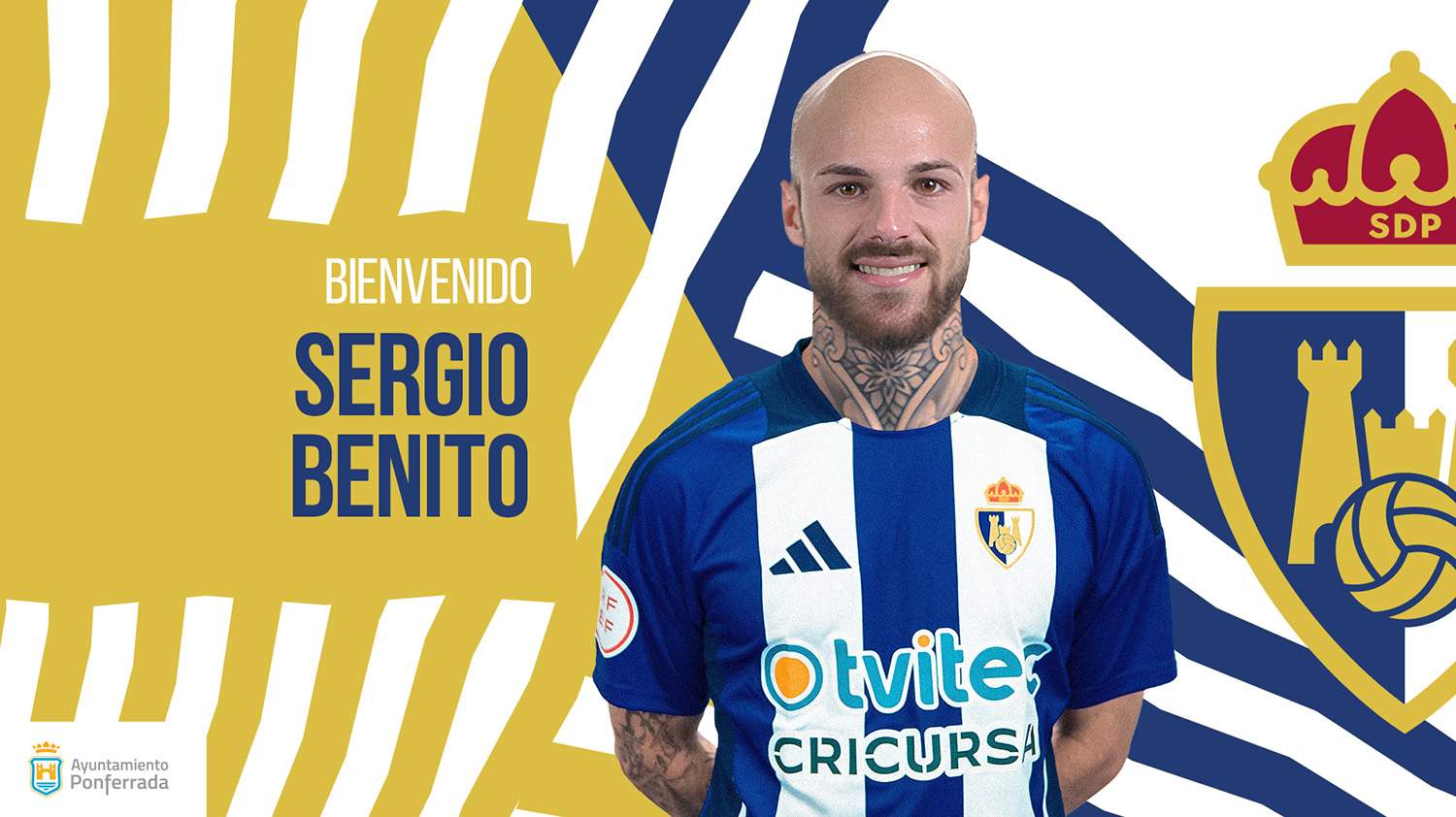 Fichaje de Sergio Benito por parte de la Ponferradina