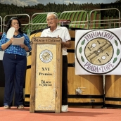 Prada durante su intervención.