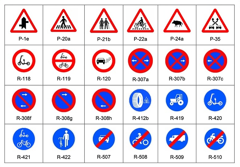 Algunas de las nuevas señales de tráfico de la DGT que entraron en vigor el 1 de julio 