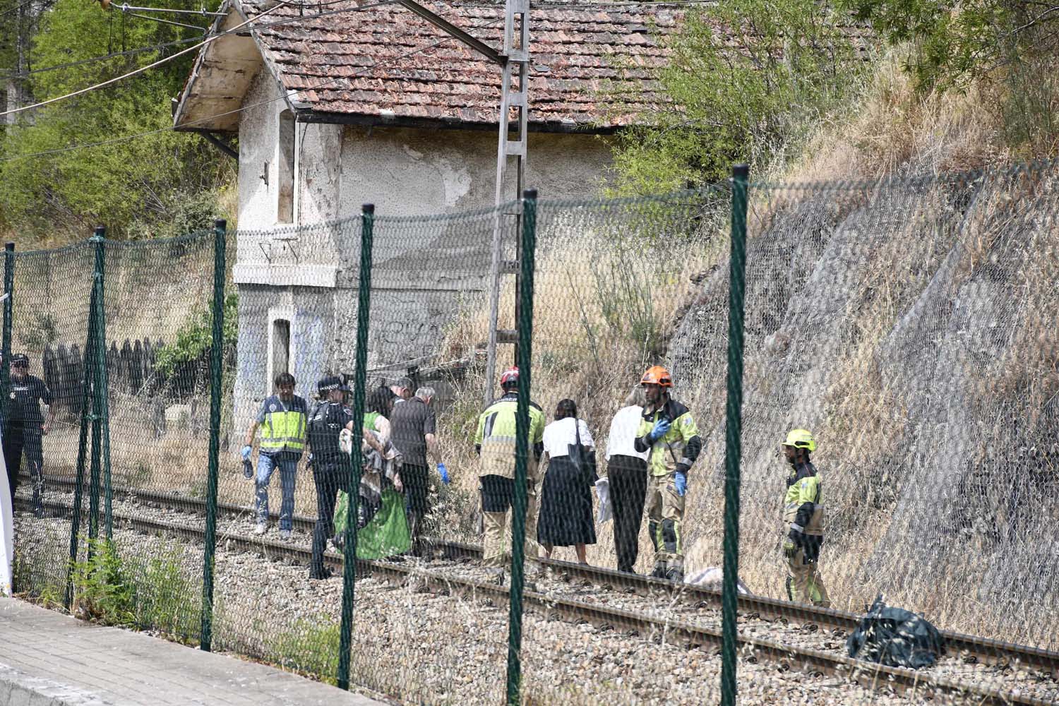 Un tren arrolla a una persona en Ponferrada (1)