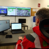 César Sánchez ICAL. Oficina de control de la planta Red de Calor de Ponferrada