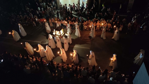 Desfile de la Noche Templaria de Ponferrada. Cifras de la Noche Templaria