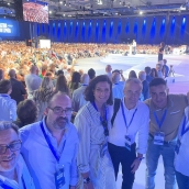 Delegación del PP del Bierzo en el Congreso Nacional del Partido Popular de este fin de semana. Fuente: Marco Morala en sus redes sociales 