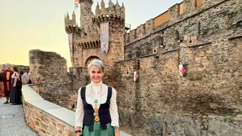 La realeza búlgara disfruta de la Noche Templaria de Ponferrada. Foto: @carlabulgaria