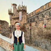 La realeza búlgara disfruta de la Noche Templaria de Ponferrada. Foto: @carlabulgaria