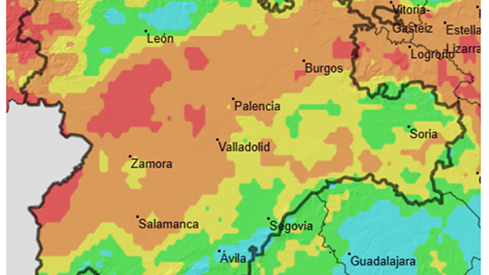 El Bierzo en riesgo extremo| El Bierzo en riesgo extremo de incendio forestal: Altas temperaturas y el viento seco agravan la situación