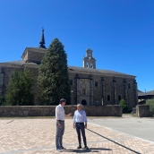 Eduardo Diego y Jorge García | La Junta destina 3,5 millones de euros a mejorar las infraestructuras y los servicios públicos de los 38 municipios del Bierzo