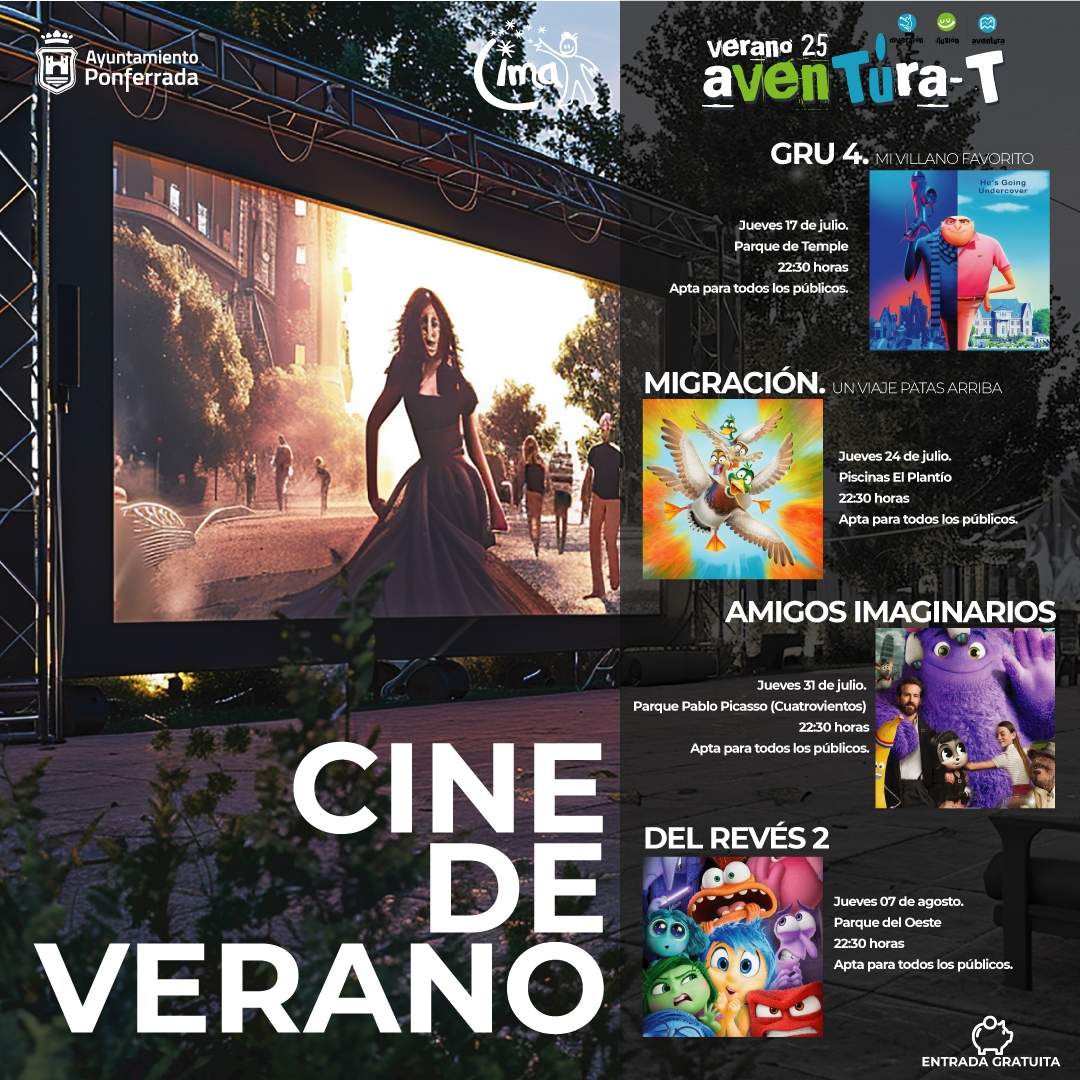 cartel cine verano 2025