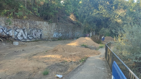 Obras realizadas en el Sil | El PSOE de Ponferrada acusa al equipo de gobierno de "renunciar a la playa fluvial en el Sil"