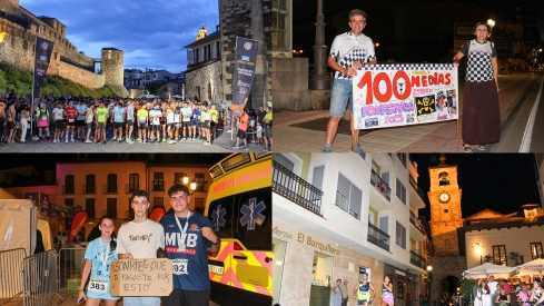 Cerca de 400 corredores 'iluminan' la noche en Ponferrada con la '21 Lunas y Media'