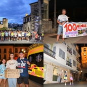 Cerca de 400 corredores 'iluminan' la noche en Ponferrada con la '21 Lunas y Media'