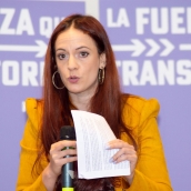 La portavoz de Podemos Ponferrada, Lorena González