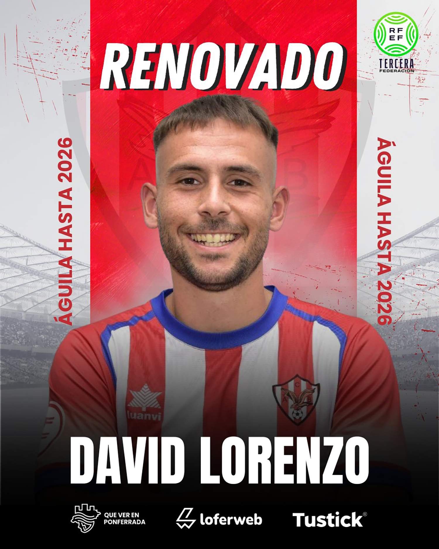 David, jugador del atlético bembibre