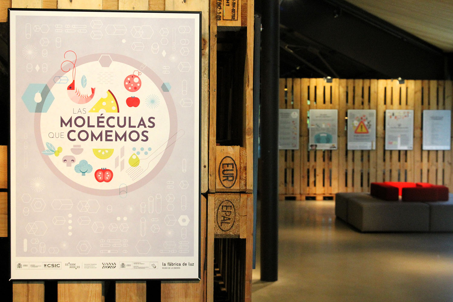La nueva exposición de la CIUDEN, 'Las moléculas que comemos'