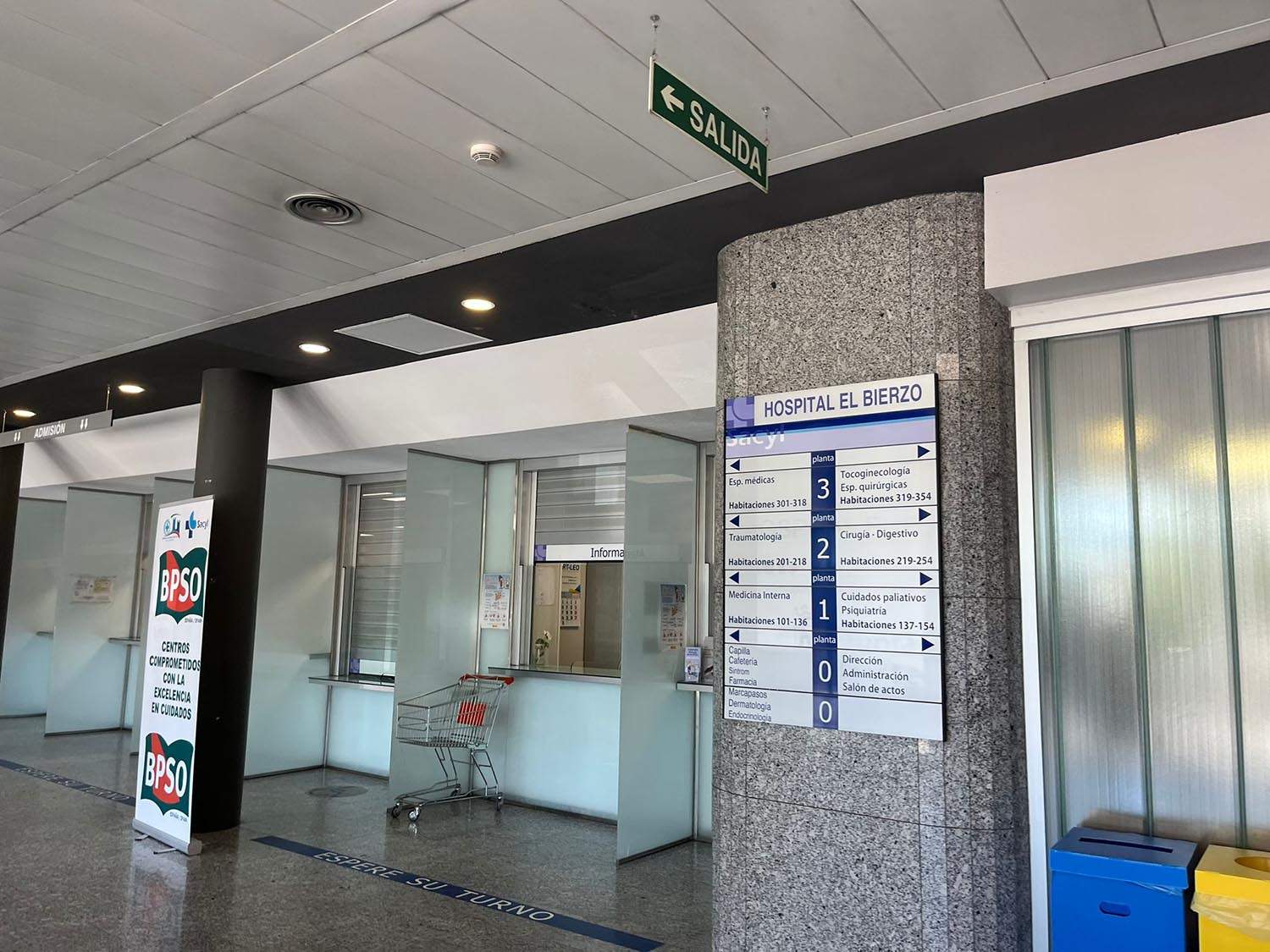 Interior del Hospital del Bierzo