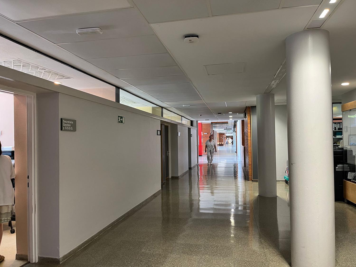 Interior del Hospital del Bierzo.