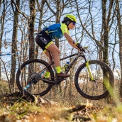 La ciclista berciana del HyD Ciudad de Salamanca Vega Albares La ciclista berciana del HyD Ciudad de Salamanca Vega Albares